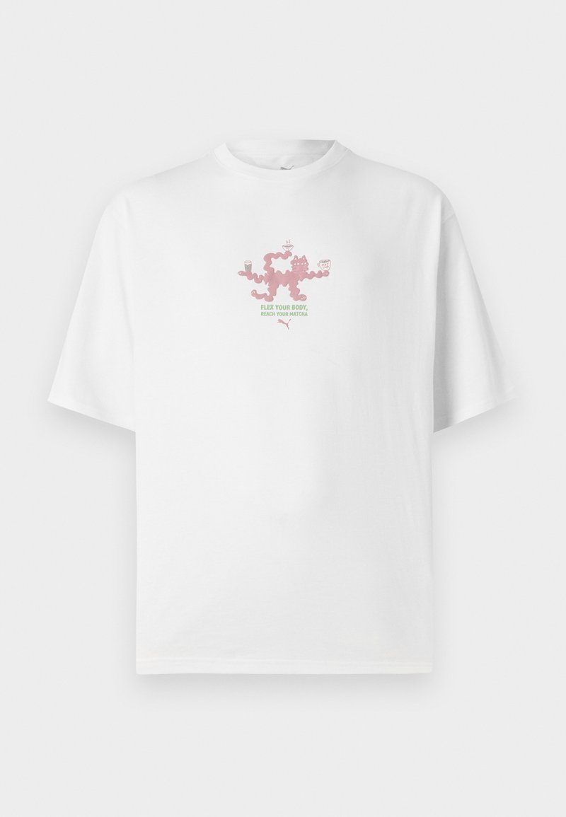 Puma T-shirt print zandkleur