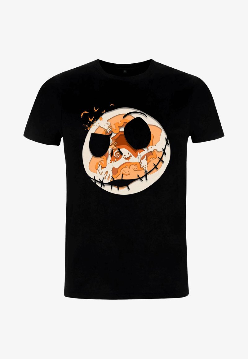 Disney NIGHTMARE BEFORE CHRISTMAS PAPER HALLOWEEN - Camiseta estampada - black