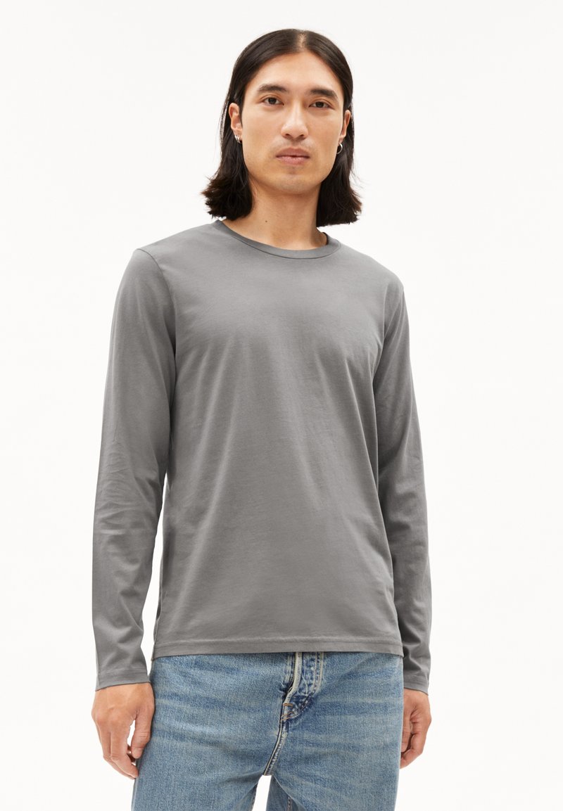 ARMEDANGELS JAARLO - Langarmshirt - iron cast