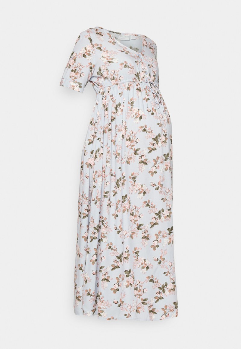 Damen Freizeitkleider | Pieces Maternity PMNYA MIDI DRESS Jerseykleid kentucky bluebig flower/hellblau - FP33641 Damen Freizeitkleider | Pieces Maternity PMNYA MIDI DRESS Jerseykleid kentucky bluebig flower/hellblau - FP33641