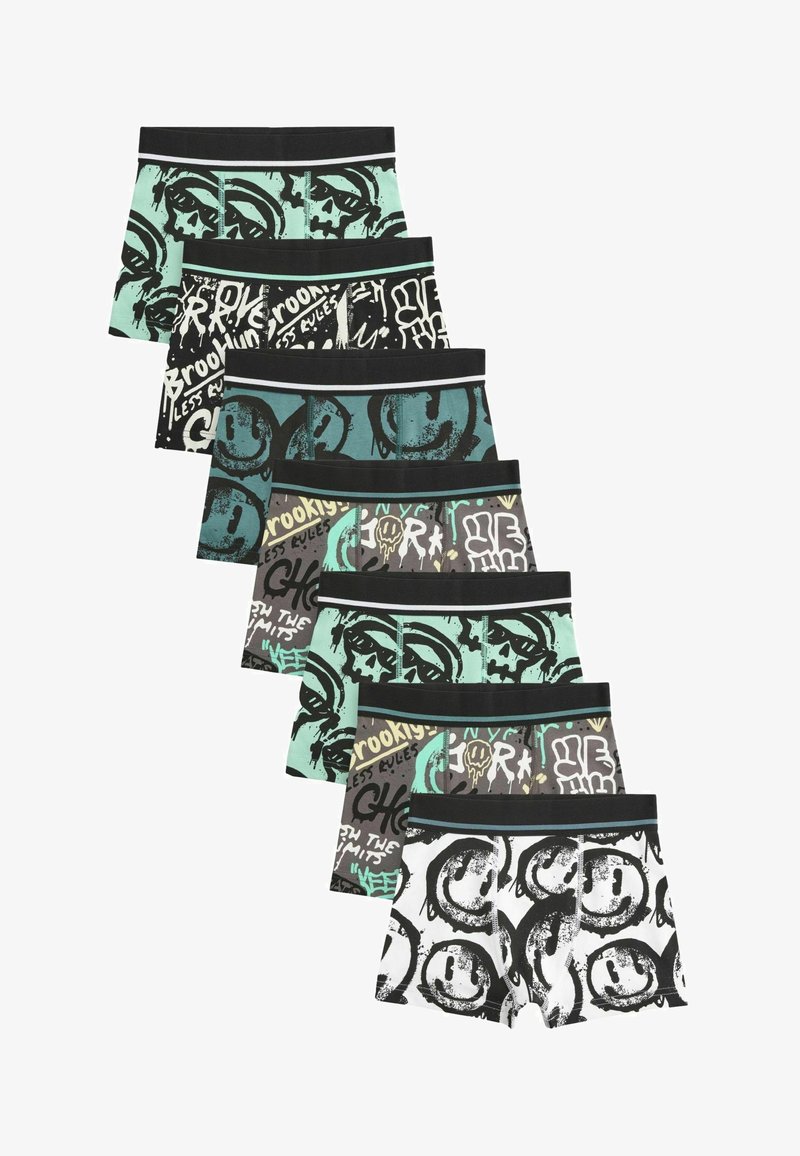 Next 7 PACK STANDARD - Shorty - grafitti smile print