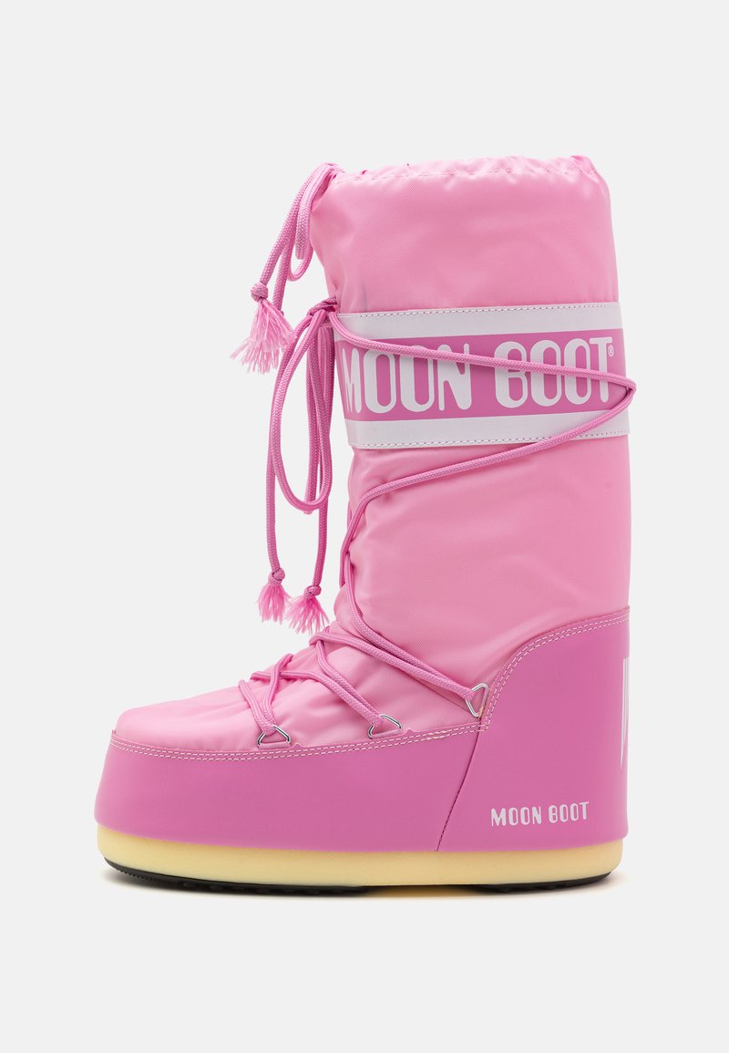 Moon Boot ICON UNISEX - Cizme cu șireturi - pink/roz deschis - Zalando.ro