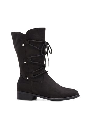 Stivaletti stringati - black
