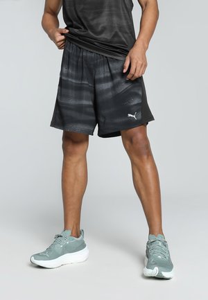 Puma VELOCITY ALL OVER - Sportiniai šortai - black