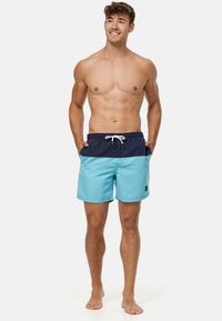 INDICODE JEANS PRUITT - Bañador corto - maui blue