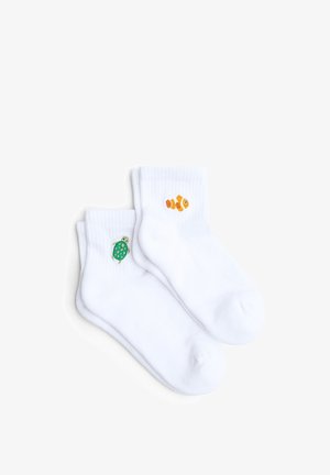 2 PACK - Kojinės - weiss