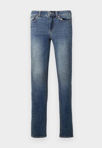 ONLWAUW MID WAIS - Jeans Skinny Fit - dark blue denim tint