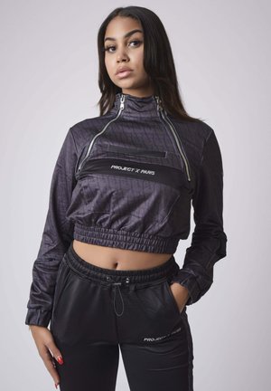 Sweatshirt - noir   vert deau