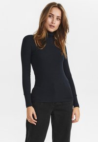 Nümph - BOWIE ROLLNECK  - Jumper - caviar Thumbnail Image 1