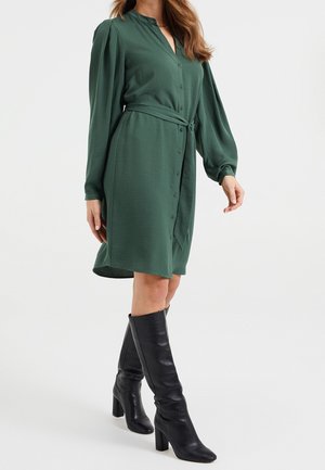 WE Fashion, Robe chemise - khaki