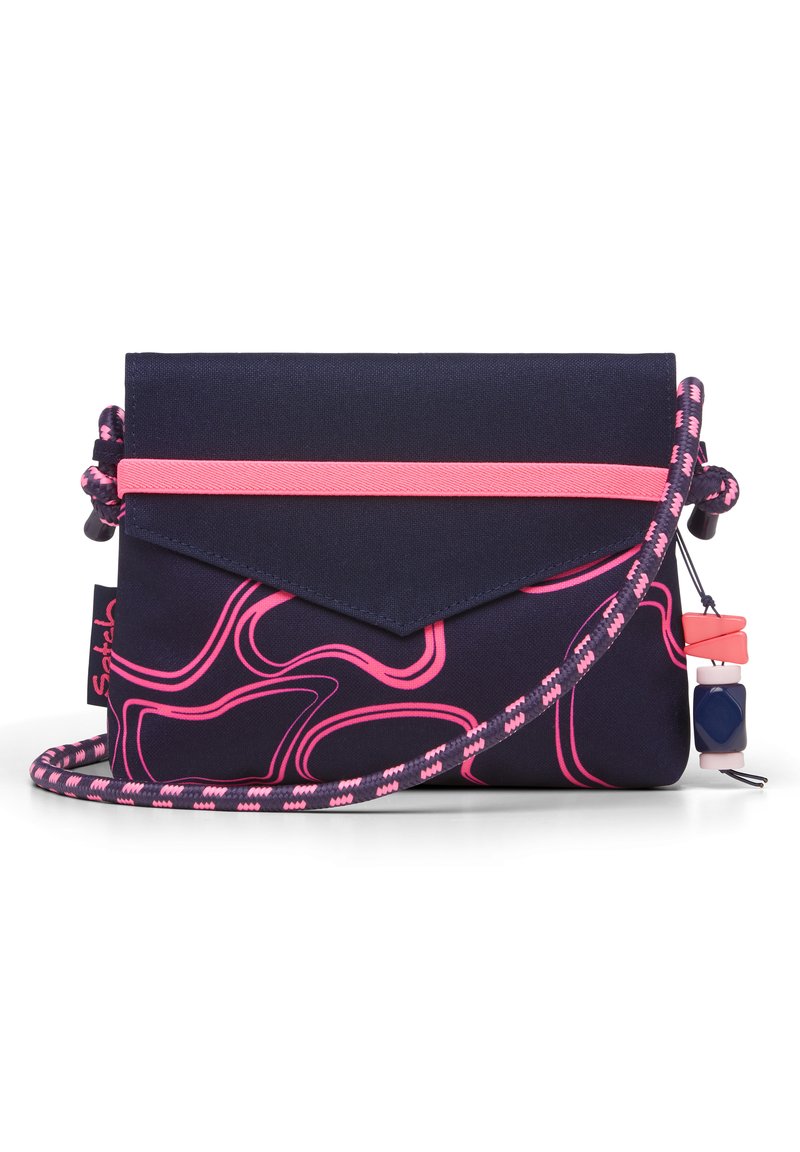 Satch Umhängetasche - pink blue neon