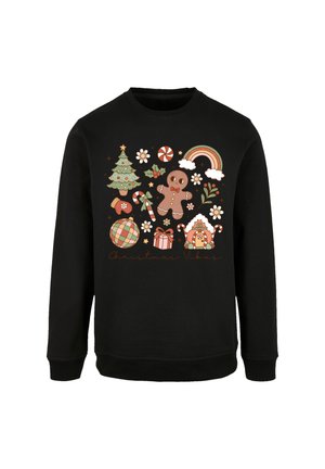 CHRISTMAS VIBES COZY CUTE WINTER - Sweatshirt - schwarz