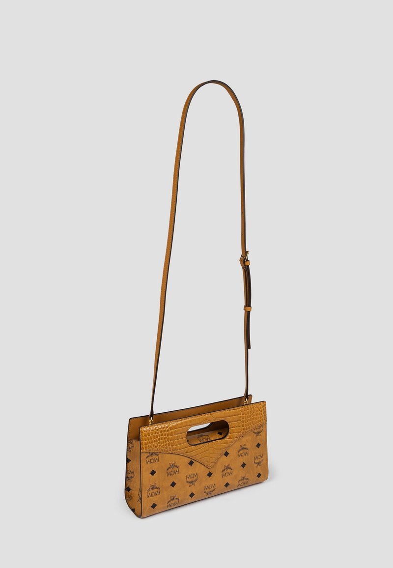 MCM DIAMOND VI SML C - Across body bag - cognac - Zalando