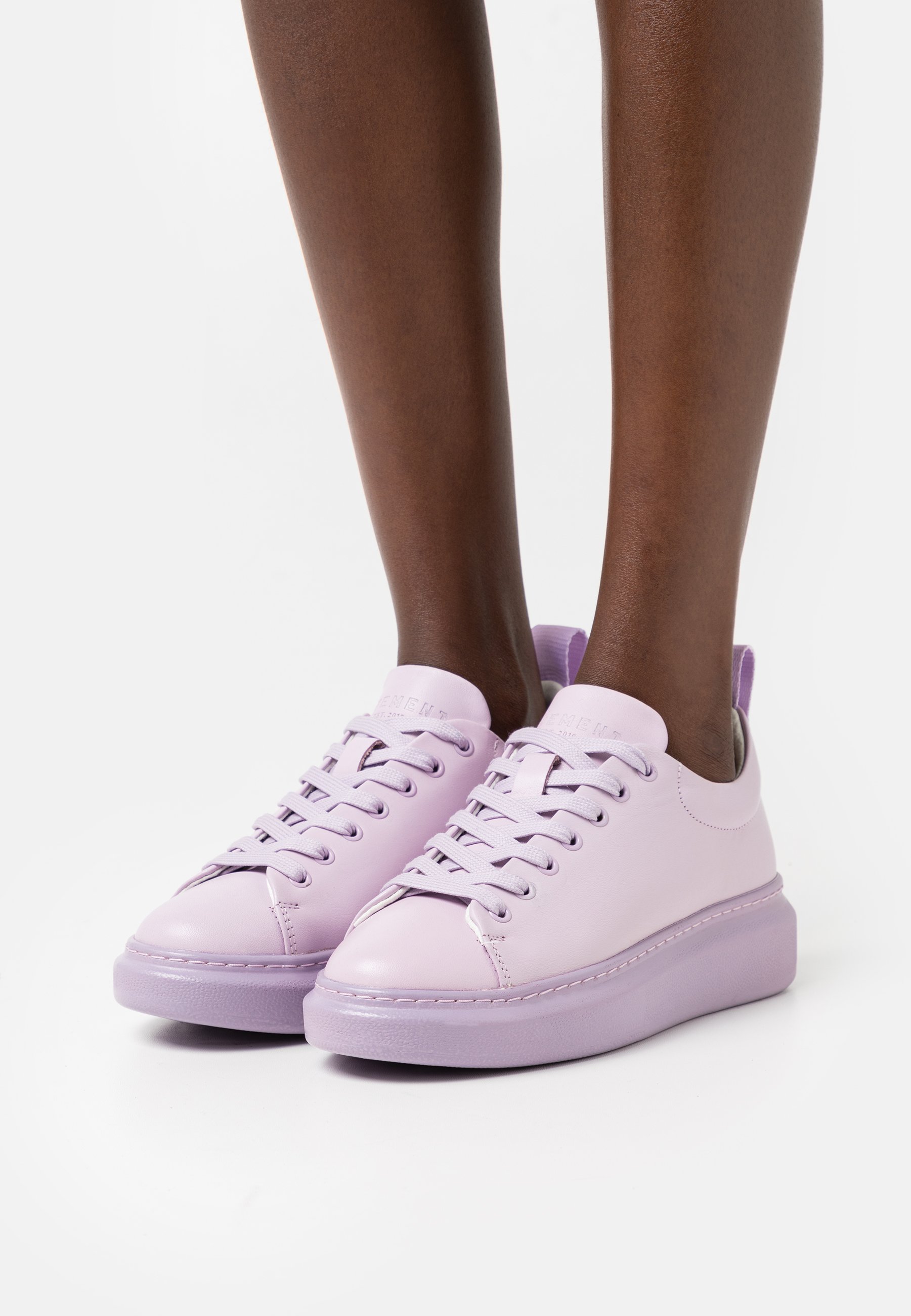 purple trainers