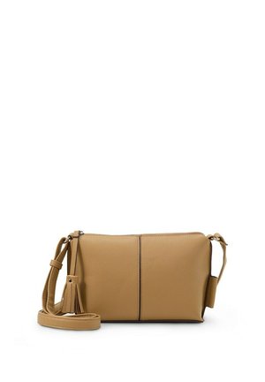 TOM TAILOR, TOM TAILOR BAGS TTAVRIL S UMHÄNGETASCHE MIT ZIERNAHT - Umhängetasche - camel   camel nature