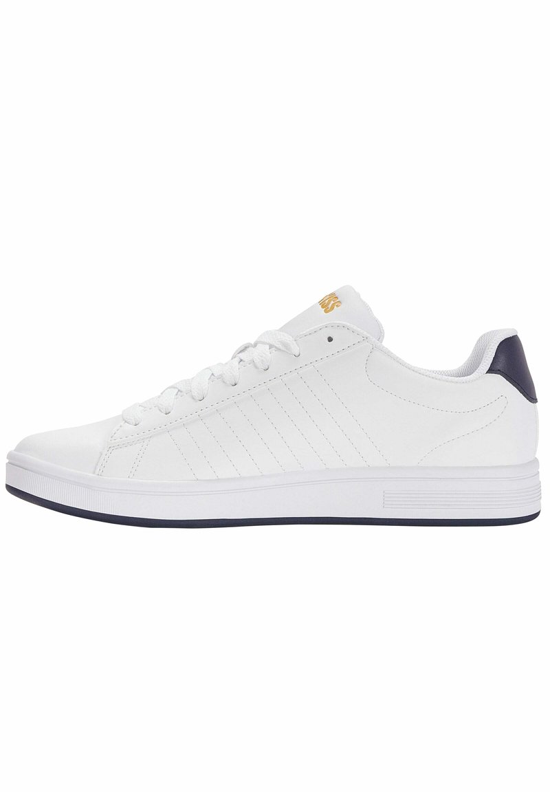 K-SWISS COURT SHIELD - Sneakers - white navy honey gold