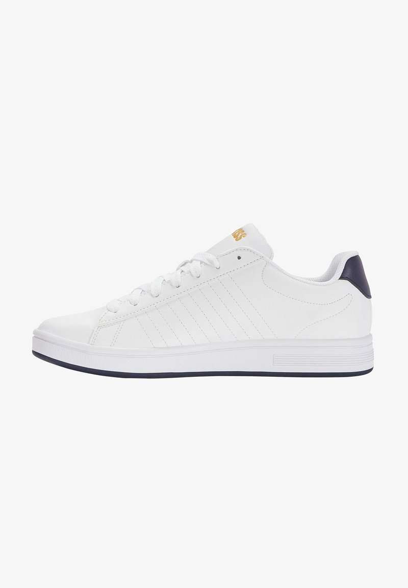 K-SWISS COURT SHIELD - Sneakers - white navy honey gold