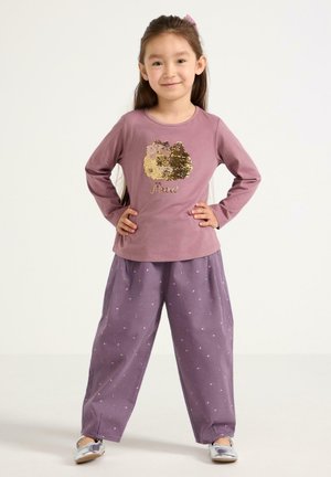 Lindex, LINDEX TROUSERS WITH BARREL FIT LINDEX - Stoffhose - light dusty lilac