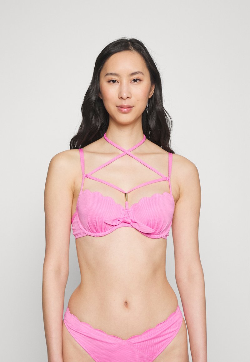 Hunkemöller SCALLOP PD BikiniTop pink Zalando.at