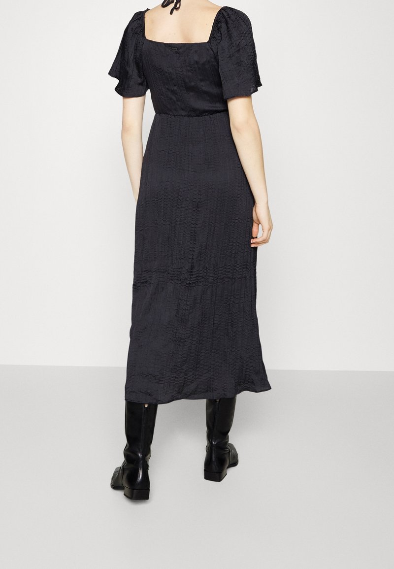 Robe Pepe Jeans En Soie – Taille S, Noir, Occasion En Très Bon état
