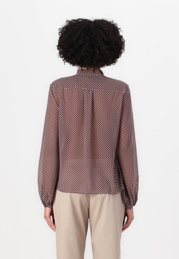 RUFFLE PLEAT PRINT  - Blouse4