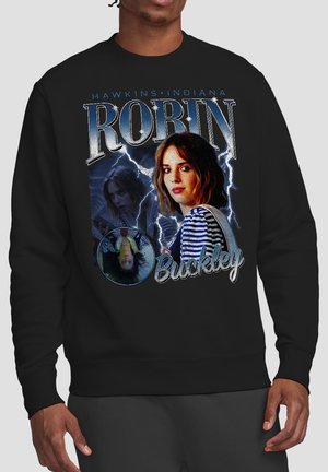 NETFLIX, STRANGER THINGS ROBIN HOMAGE - Sweatshirt - black