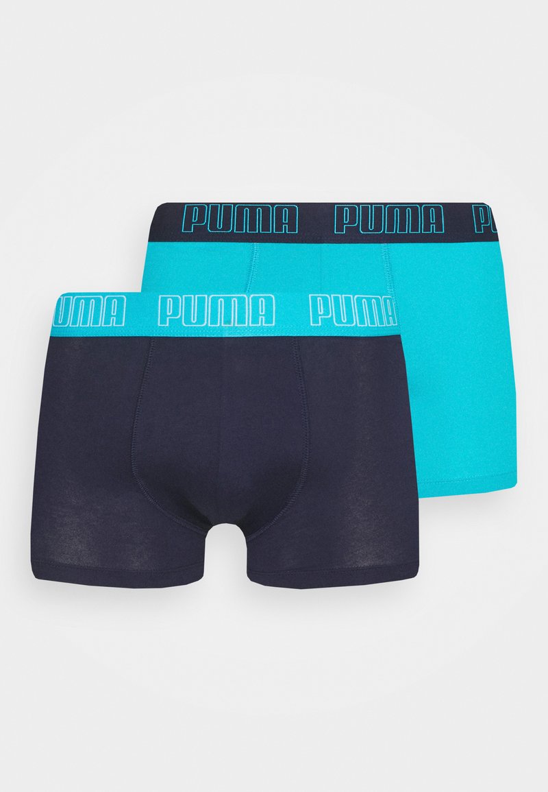Puma BASIC 2 PACK - Calzoncillos - aqua/blue