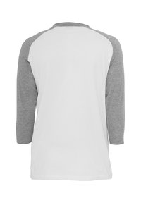 Urban Classics CONTRAST 3/4 SLEEVE RAGLAN - Top dugih rukava - wht/gry