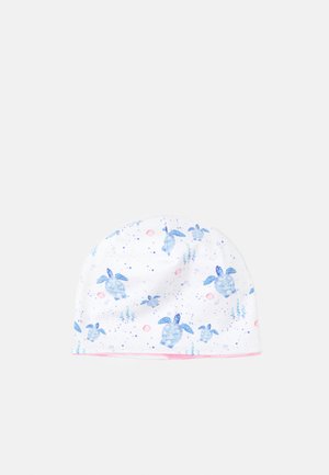 MINI BEANIE REVERSIBLE UNISEX - Čepice - weiß/light bluette