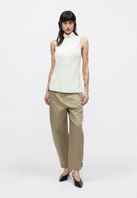 Proenza Schouler White Label SERENE PANT  - Auduma bikses - taupe