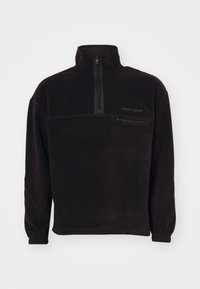 Tommy Jeans ZIP UNISEX - Suéter de forro polar - black