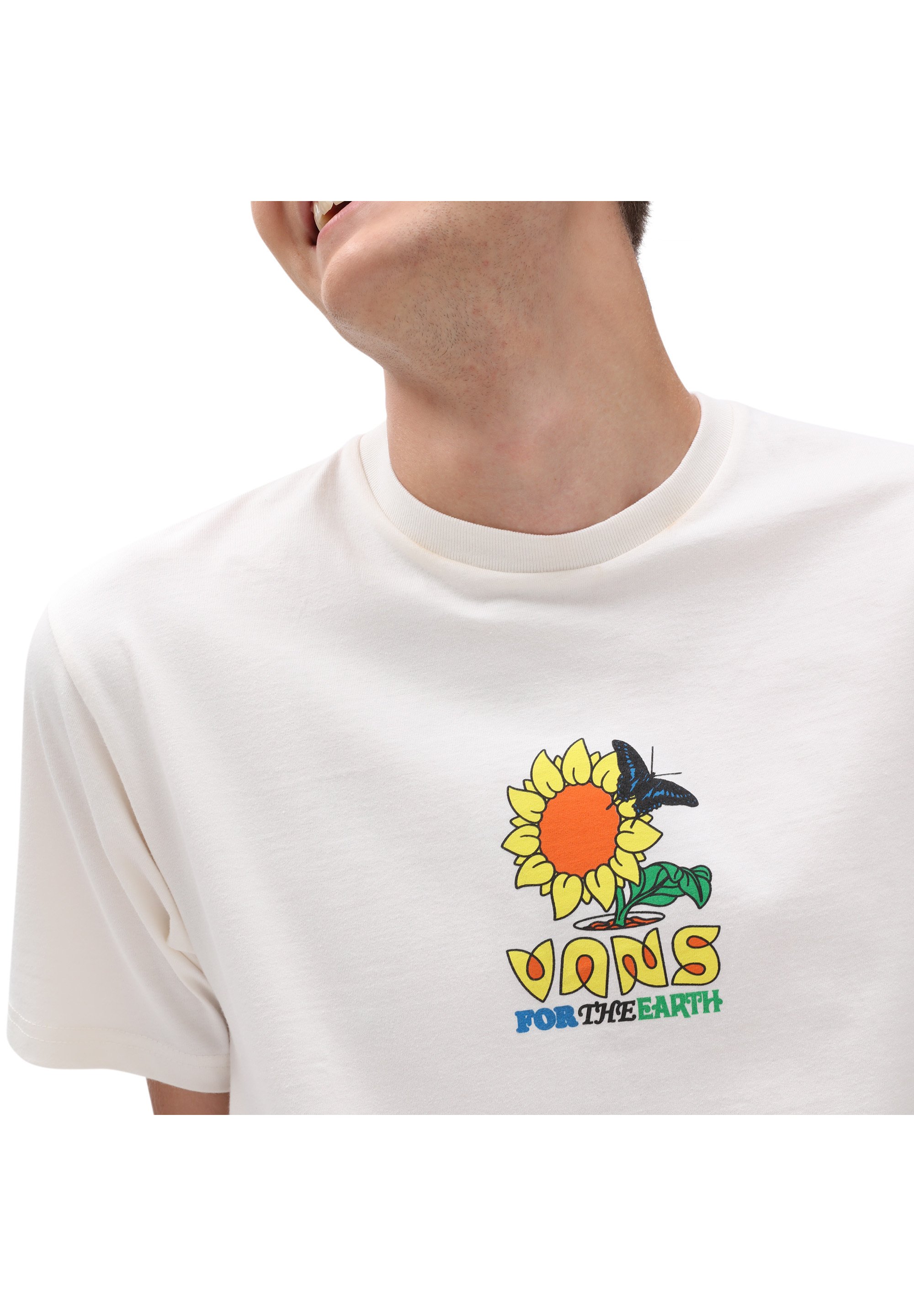 Vans ECO POSITIVITY SS - T-shirt print - natural/beige - Zalando.nl