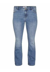 MID RISE - Džínsy bootcut - medium blue denim