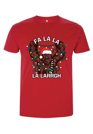 STAR WARS CLASSIC WOOKIE LIGHTS - T-shirt imprimé - red