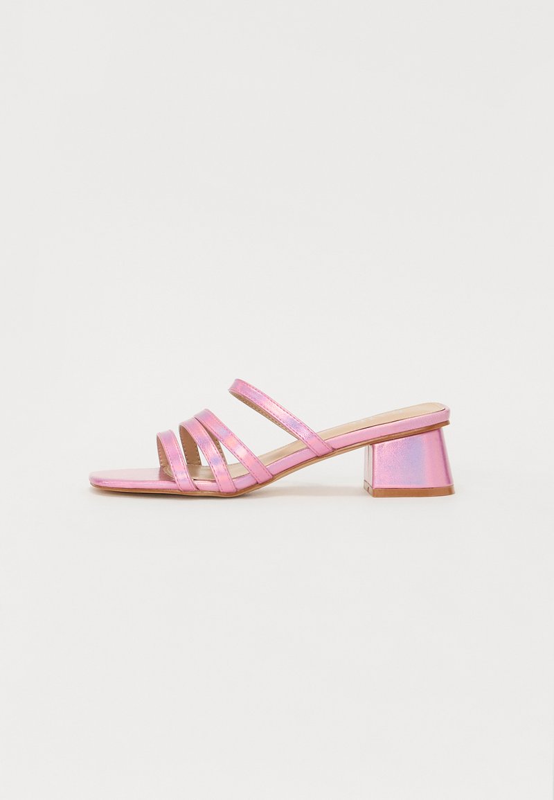 RAID MALLEY - Šlepetės - pink holographic/rožinė - Zalando.lt