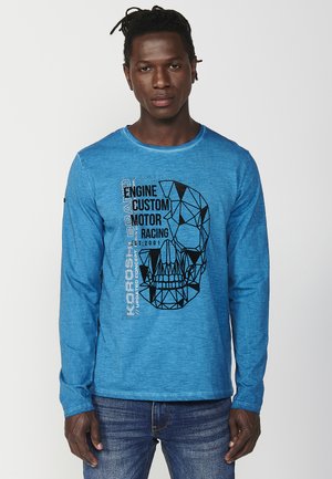 Long sleeved top - petroleo   dark green