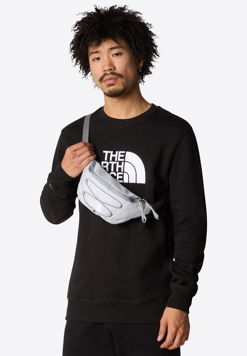 The North Face JESTER LUMBAR UNISEX - Diržinis krepšelis - tnf white metallic melange mid grey