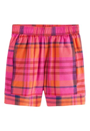 Next, REGULAR FIT - BRIGHT CHECK PULL  - Shorts - pink orange
