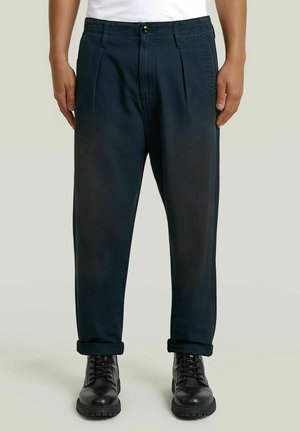 G-STAR PLEATED CHINO RELAXED TAPERED - Pantalon classique - sun faded salute