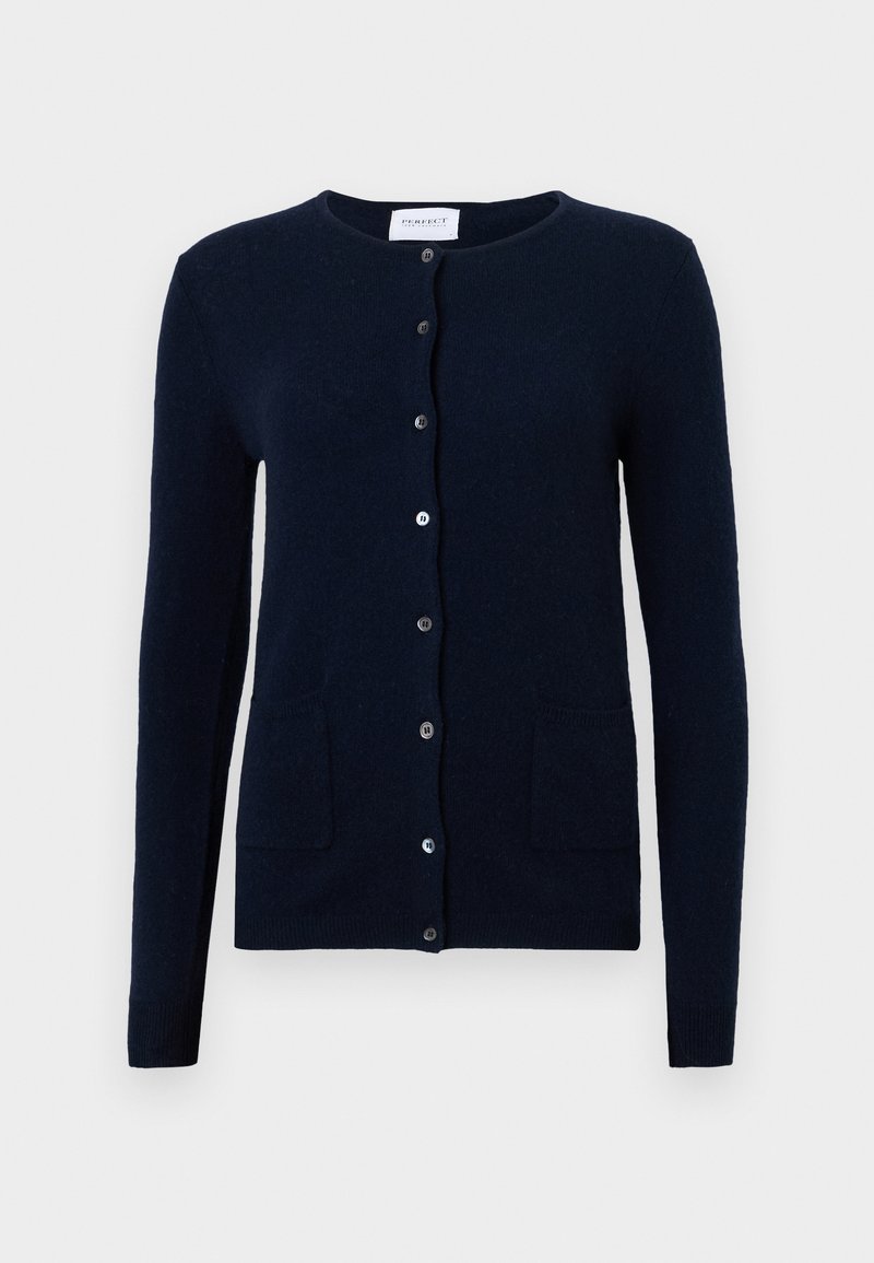 Perfect Cashmere Vest donkerblauw