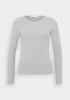 Long-Sleeve Pointelle Sleep Top - Haut de pyjama - grey heather