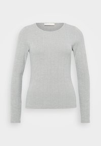 Long-Sleeve Pointelle Sleep Top - Pizsama felső - grey heather