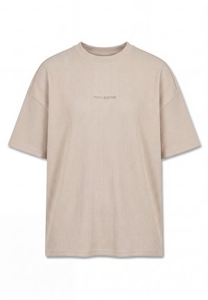 Pegador, LINARES OVERSIZED TEE - T-shirt basique - washed cream