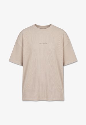 Pegador, LINARES OVERSIZED TEE - Βασικό μπλουζάκι - washed cream