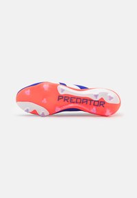 adidas Performance PREDATOR ELITE LACELESS FIRM GROUND - Kemény talajra készült futballcipő - lucid blue/footwear white/solar red