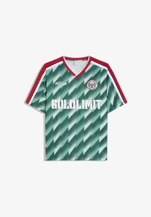 Bershka, MEXICO WORLD CUP - TSHIRT - Nyomott mintás póló - evergreen