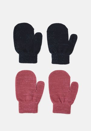 NMFMAGIC GLITTER MITTENS 2 PACK UNISEX - Mittens - deco rose