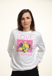 Henry Tiger VALENTINES DAY TRANSFORMERS LOVE MACHINE - Sudadera - white