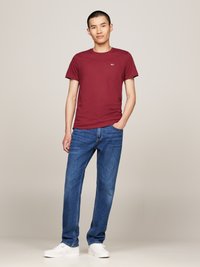 Tommy Jeans SLIM TEE 2 PACK - T-shirt basic - red carpet/green