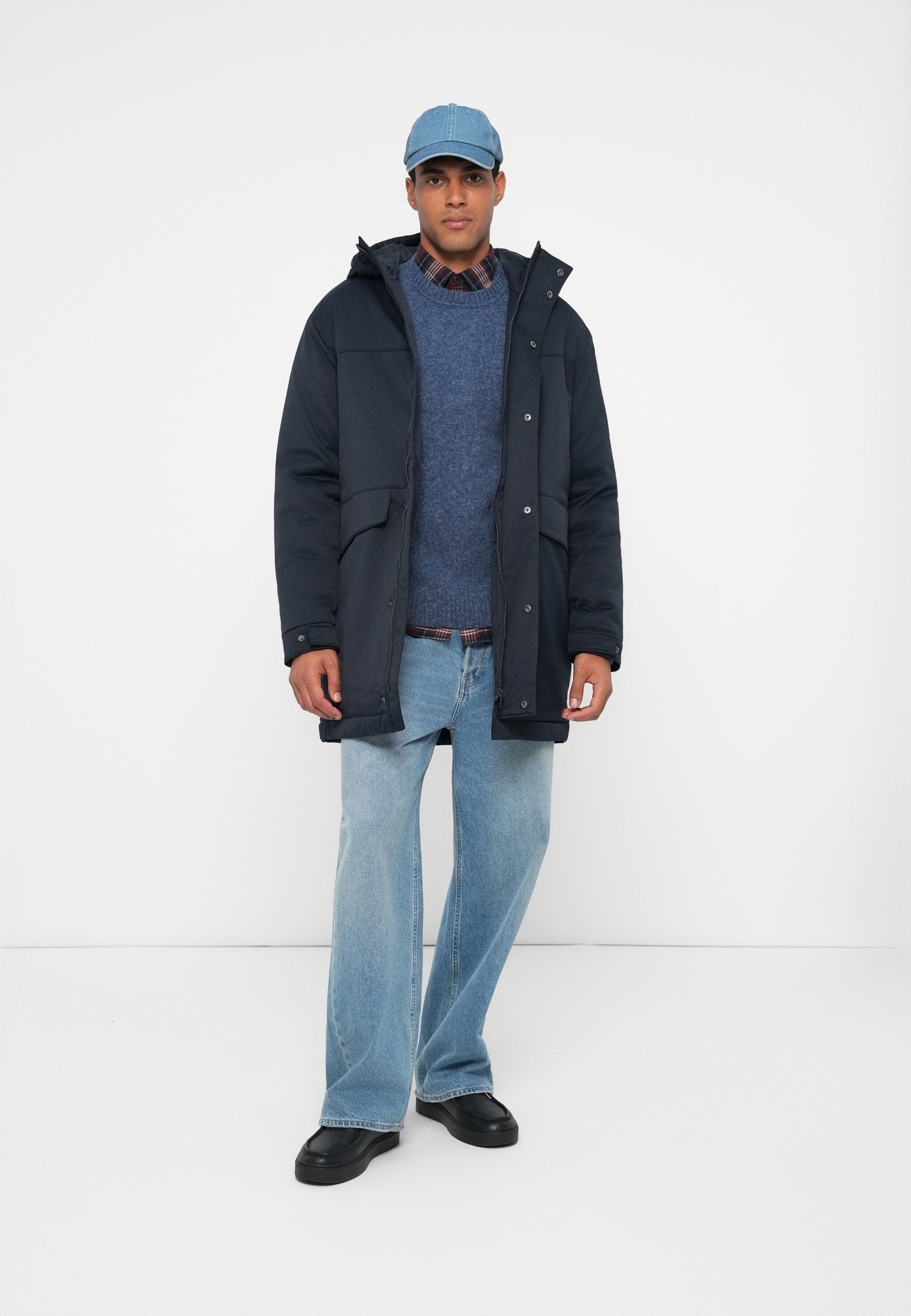 Lyle & Scott PADDED - Parka - dark navy/dark blue - Zalando.co.uk